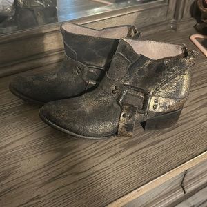 Free Bird buckle ankle boot